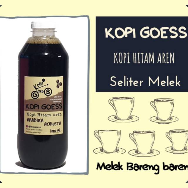 

Kopi Hitam Aren 1000ml