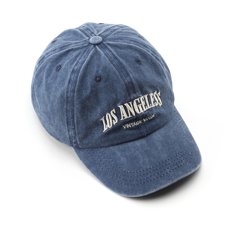 NEXTSTOP-177 Unisex Topi Baseball Pria Wanita Cap Bordir LA Vintage Made Model Wash
