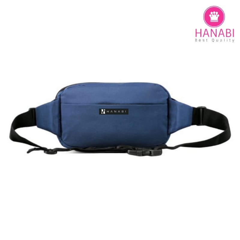 HANABI - Waistbag pria DOUBLE LOOK tas casual