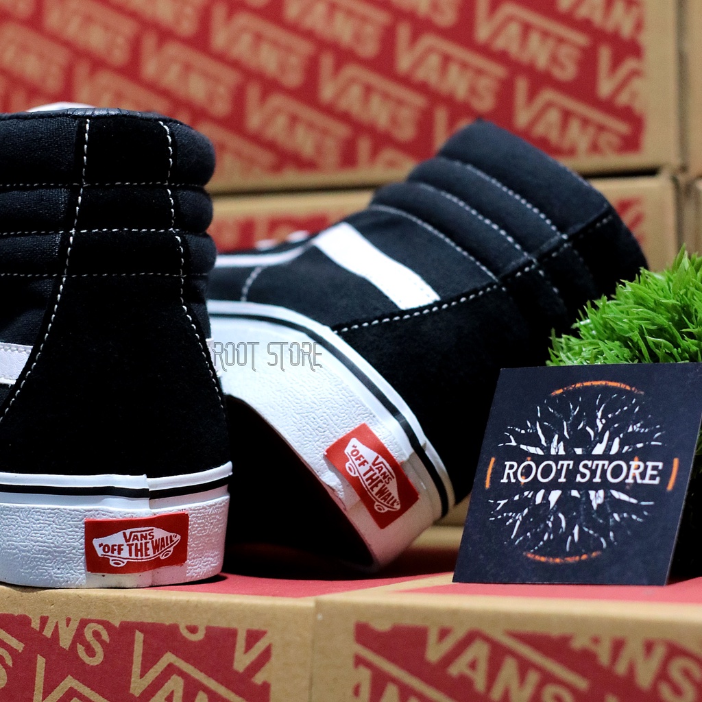 VANS SK8 HI BLACK WHITE / VANS SK8 HIGH CLASSIC