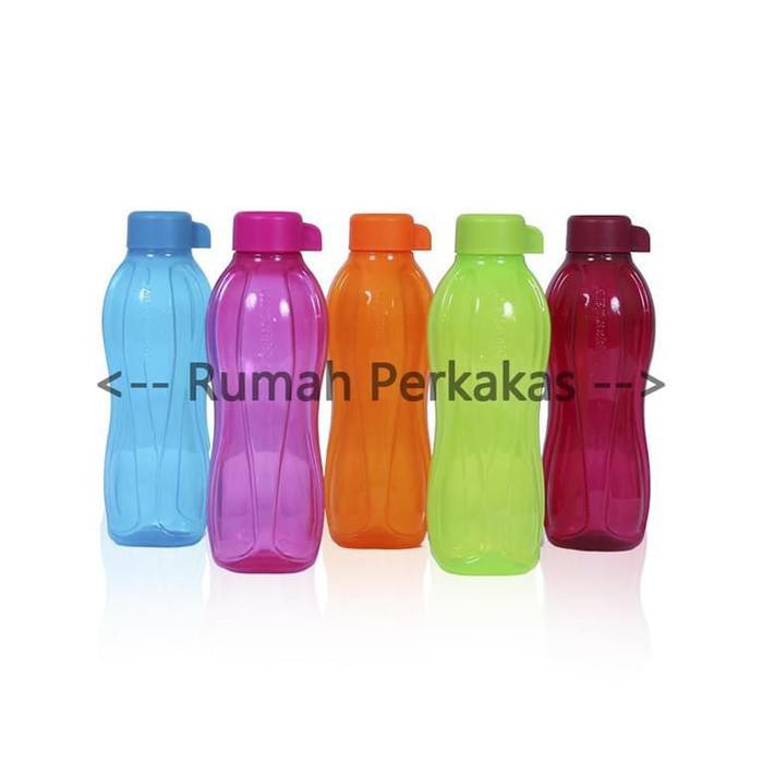 (TAPERWARE ASLI) Tupperware Eco Bottle 500ml ulir 2pc warna acak botol minum TERMURAH