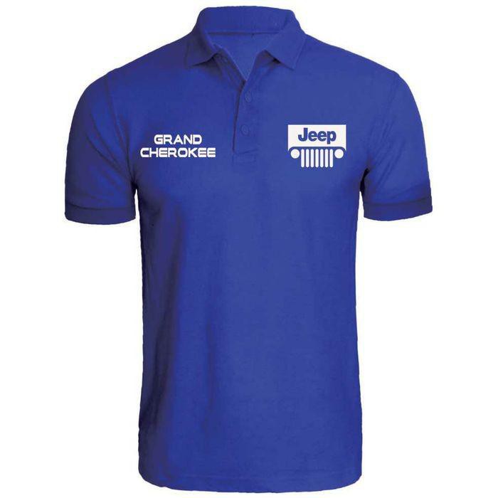 EKSKLUSIF KAOS POLO SHIRT BAJU KERAH DISTRO JEEP GRAND CHEROKEE POLOS CUSTOM 