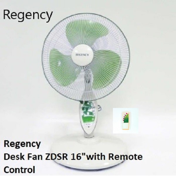 Regency Kipas angin meja ZDSR16&quot;(16 Inch) with In Remote Control