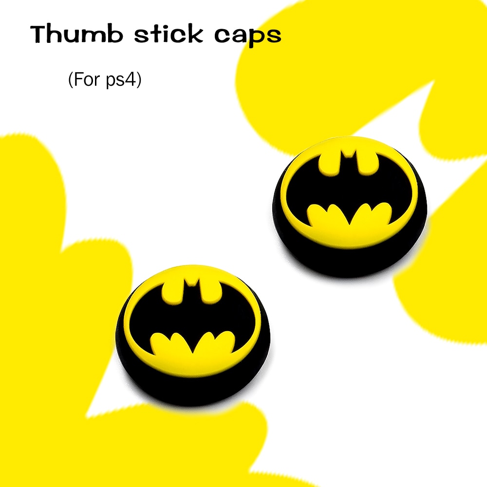 2pcs Ps5 Cap Thumb Grip Joystick Controller Bahan Karet Silikon Untuk Xbox One Playstation 4 Ns Switch Pro