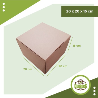 

Kardus uk. 20x20x15 cm...Dus kue Die Cut untuk kotak Aksesoris dll, model box pizza