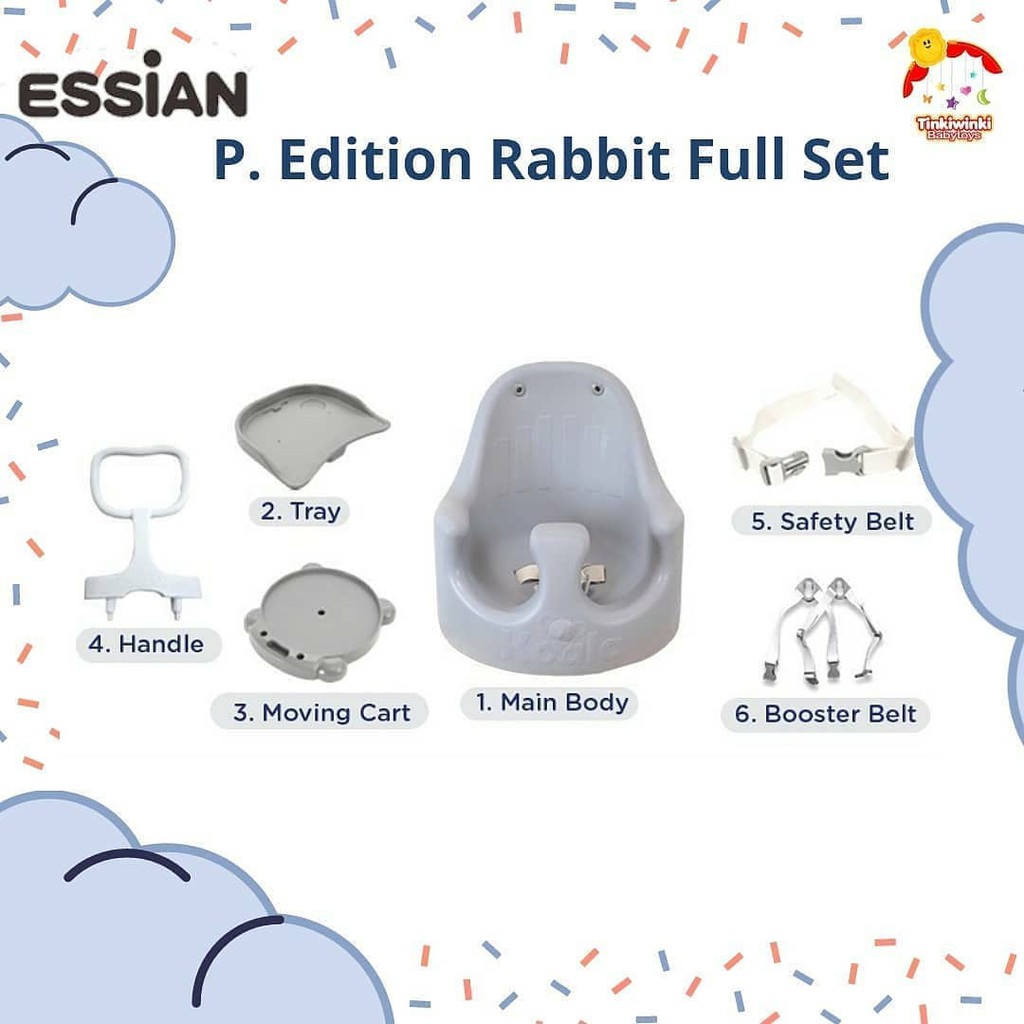 Essian P. Edition Crown Full Set Kursi Makan Bayi