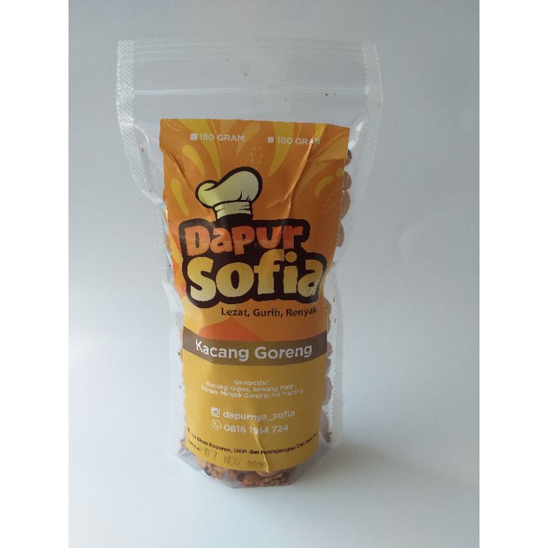 

dapurnya_sofia kacang goreng 140 gram