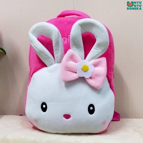 tas ransel anak konggi rabbit kelinci doraemon kucing animal backpack sekolah