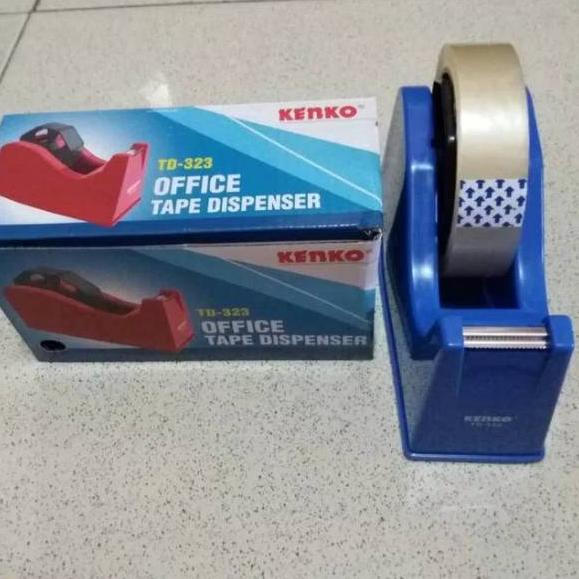 

Terbaru! Tape Dispenser TD-323 KENKO / Tape Cutter Pemotong Selotip ..