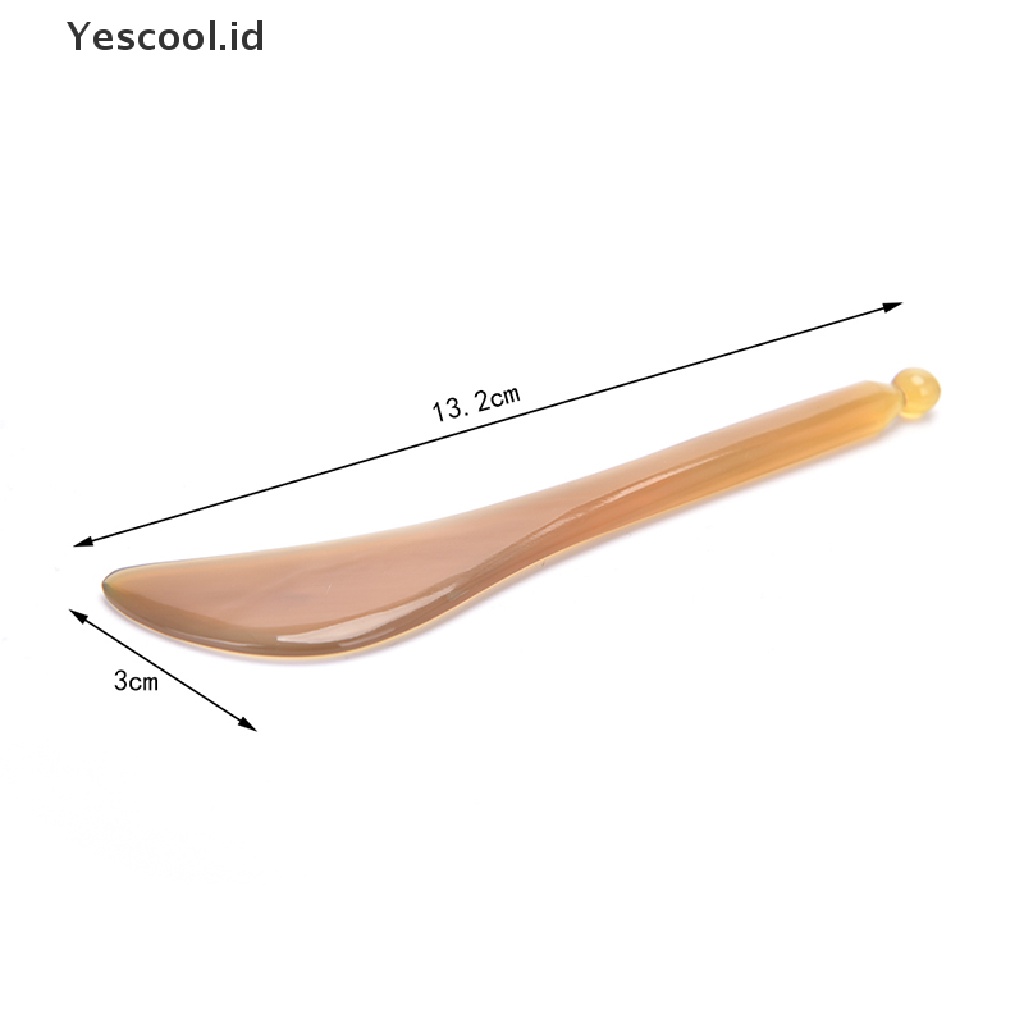 【Yescool】 4pcs Massage Scrapping Board Ox Horn Lightweight Gua Sha Board Body Care Relax .