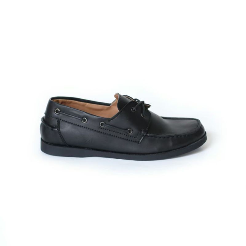 OXFORD BLACK | FORIND x Heroes | Sepatu Pantofel Vintage Zapato Santai Kuliah Kerja Kulit Asli CH1