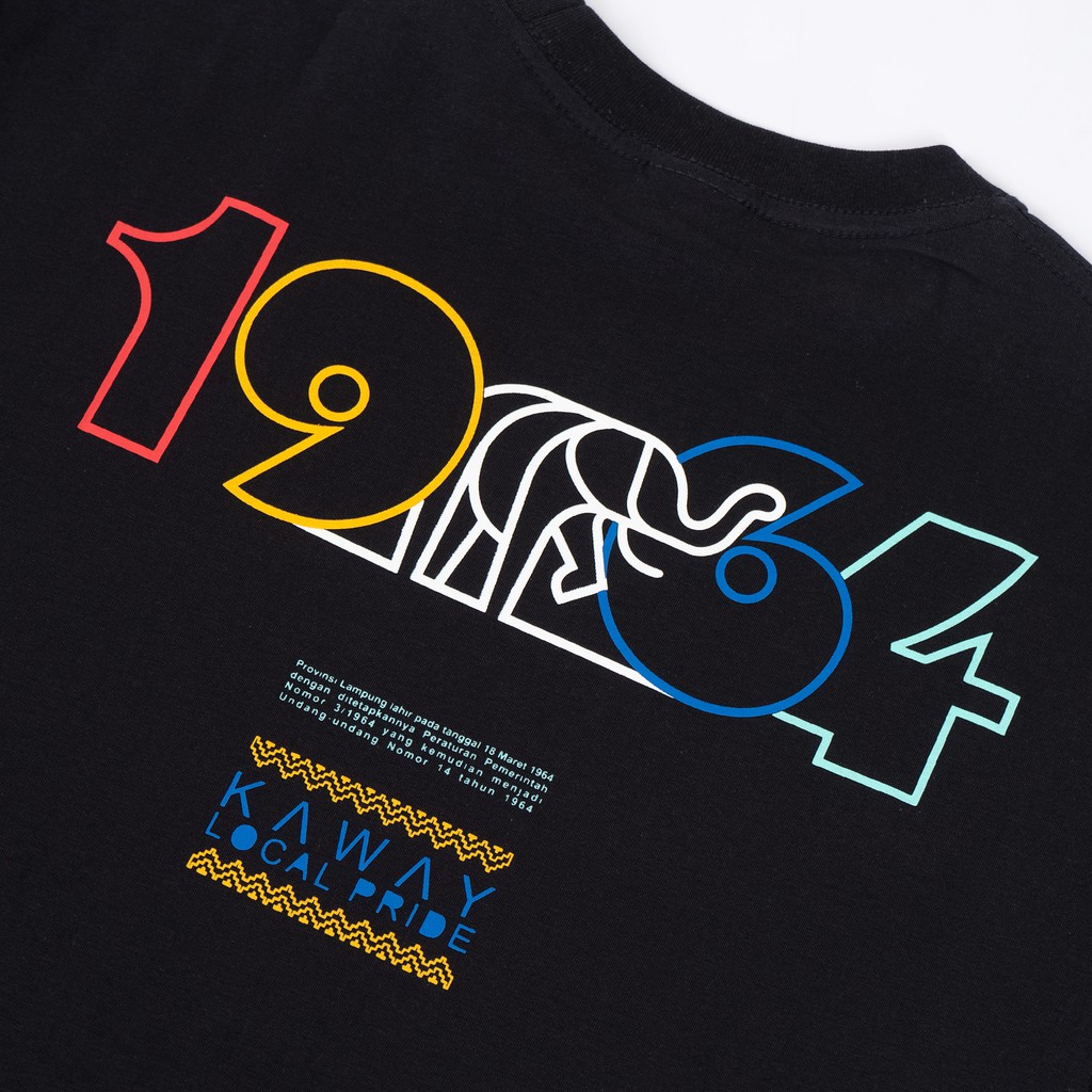 Kaway T-shirt Kaos Founded black