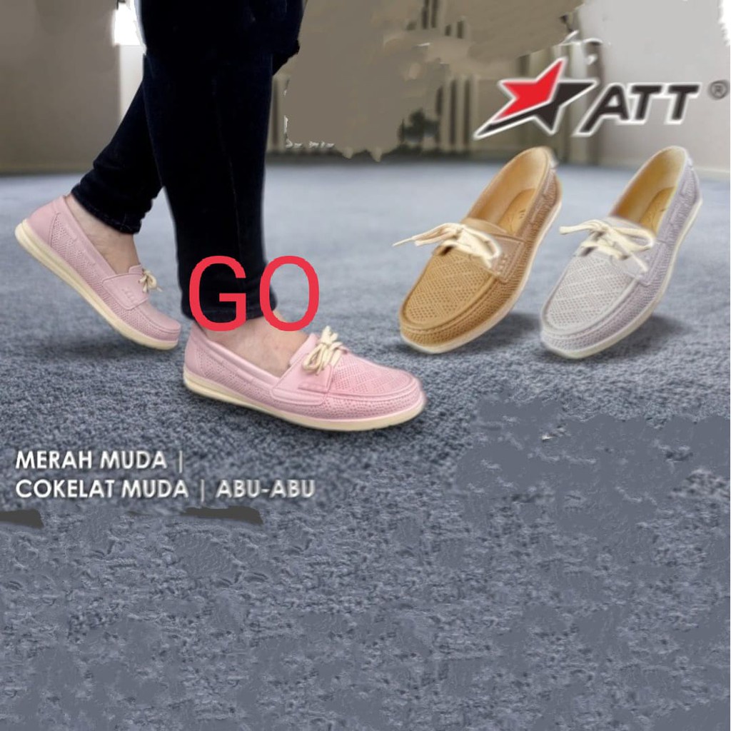 sogo ATT SWL 481 &amp; SWL 482 Sepatu Karet Wanita Santai Slip On Anti Air Lentur Nyaman Kuat Ringan