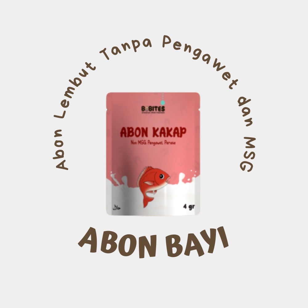 Abon Ikan Kakap Abon Mpasi Bayi 4gr / Abon Ikan Kakap Sachet Sehat Tanpa Pengawet / Abon Bayi Non MSG