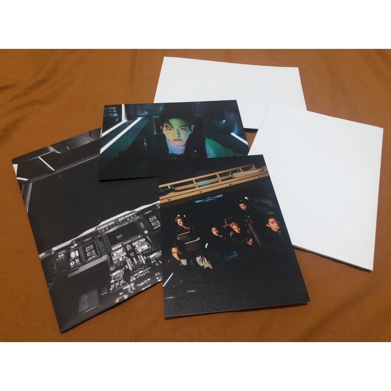Postcard dan Folded Poster EXO Baekhyun Kai dftf pb 2