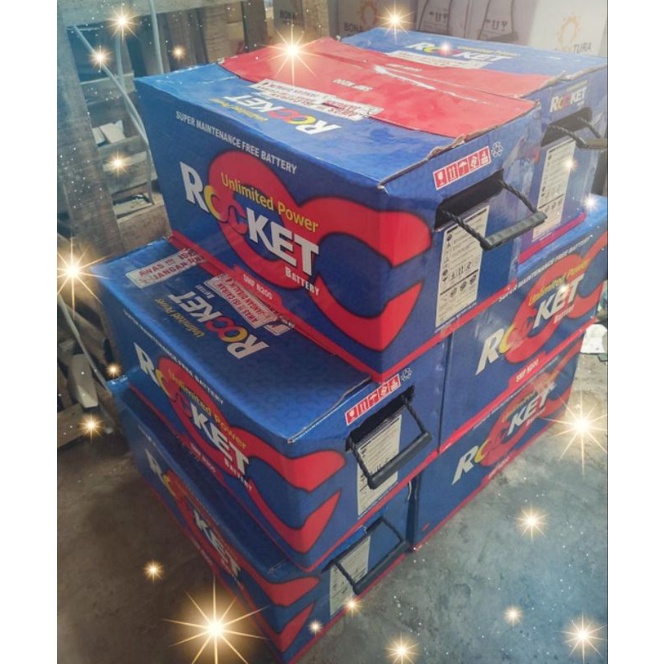 Aki Rocket N200 kering Maintenance free 12v 200ah