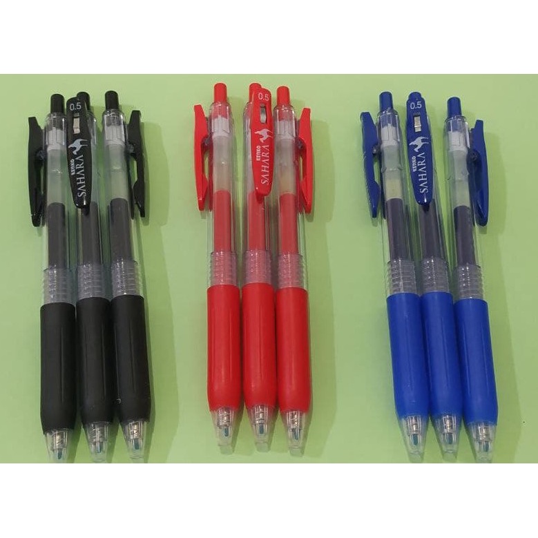 

Pulpen Gel Sahara Clip Kenko - 0.5 mm (type standard - polos)