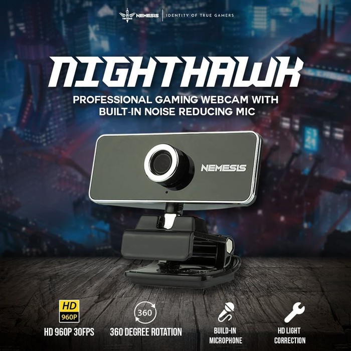 Jual cam HD 960P NYK Nemesis A80 Night Streamer Widescreen Video Call Shopee Indonesia