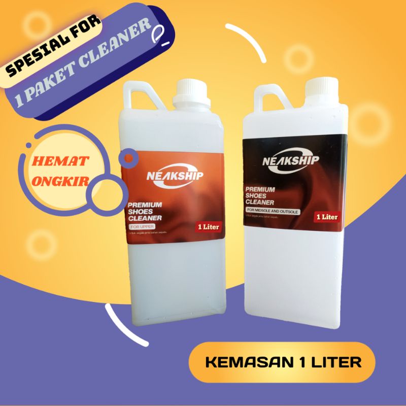 Cairan pembersih sepatu cleaner pembersih sepatu 1 paket 1 liter