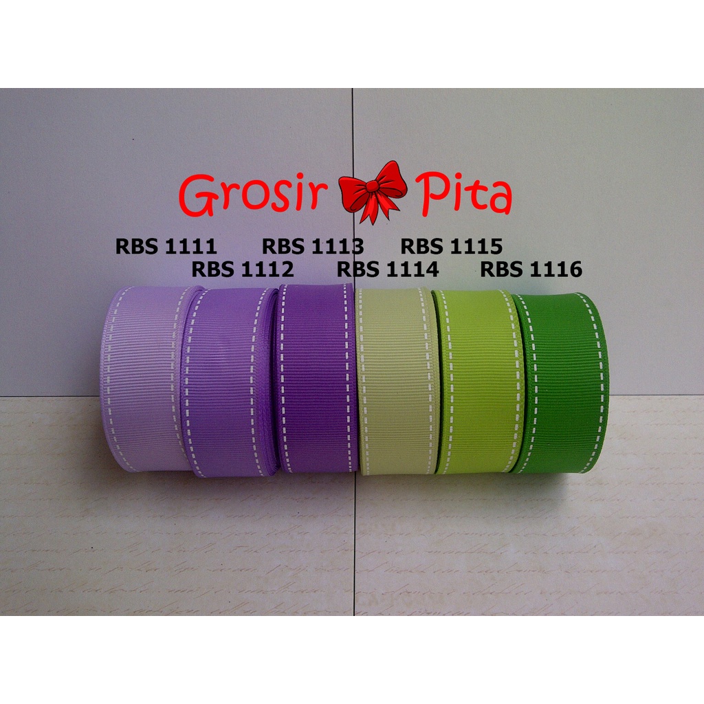 

(25 yard) Pita Grosgrain Motif RBS 1111,1112,1113,1114,1115,1116 | Toko Bahan Craft | Grosir Pita