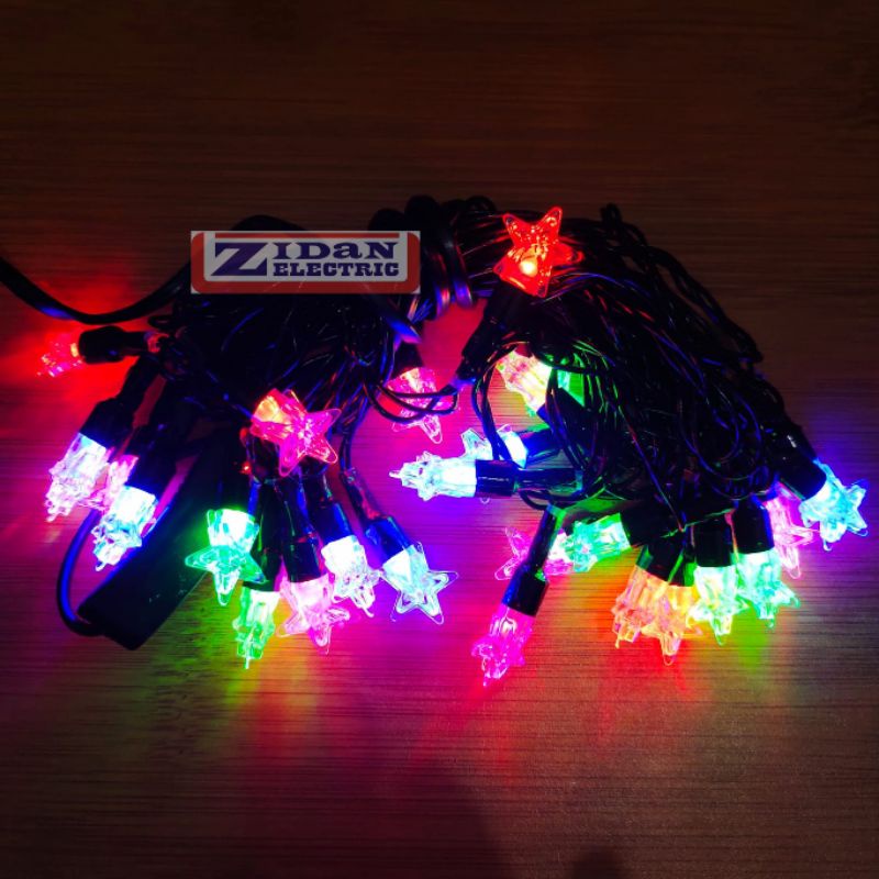 Lampu Thumbler Led Warna Warni / Lampu Hias Natal Led Warna Warni / Lampu tumblr Led Merah Putih