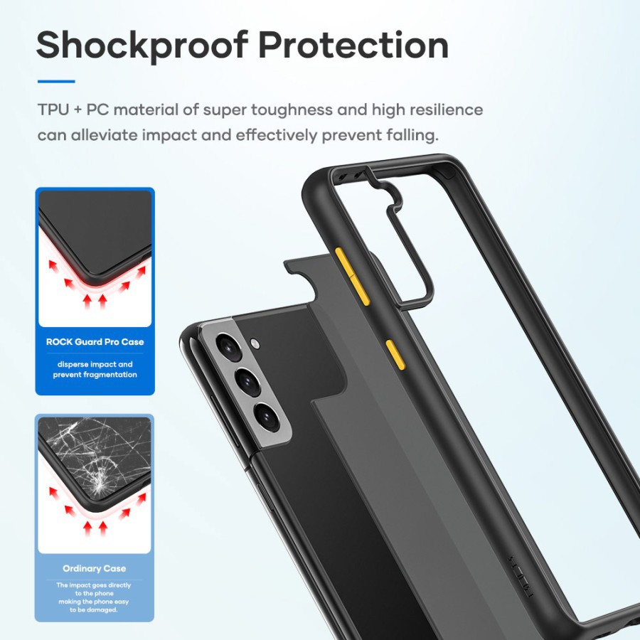 ROCK Guard Pro Case Cover Samsung Galaxy S21 S21+ S21 Plus S21 Ultra - S21 Ultra