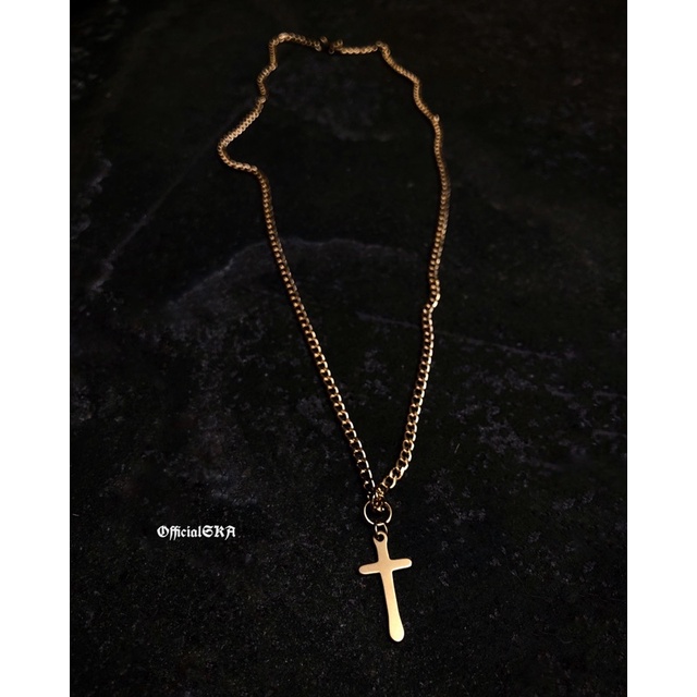 SMALL GOLDEN CROSS ( KALUNG SALIB EMAS SKA JEWELRY BEST SELLER )
