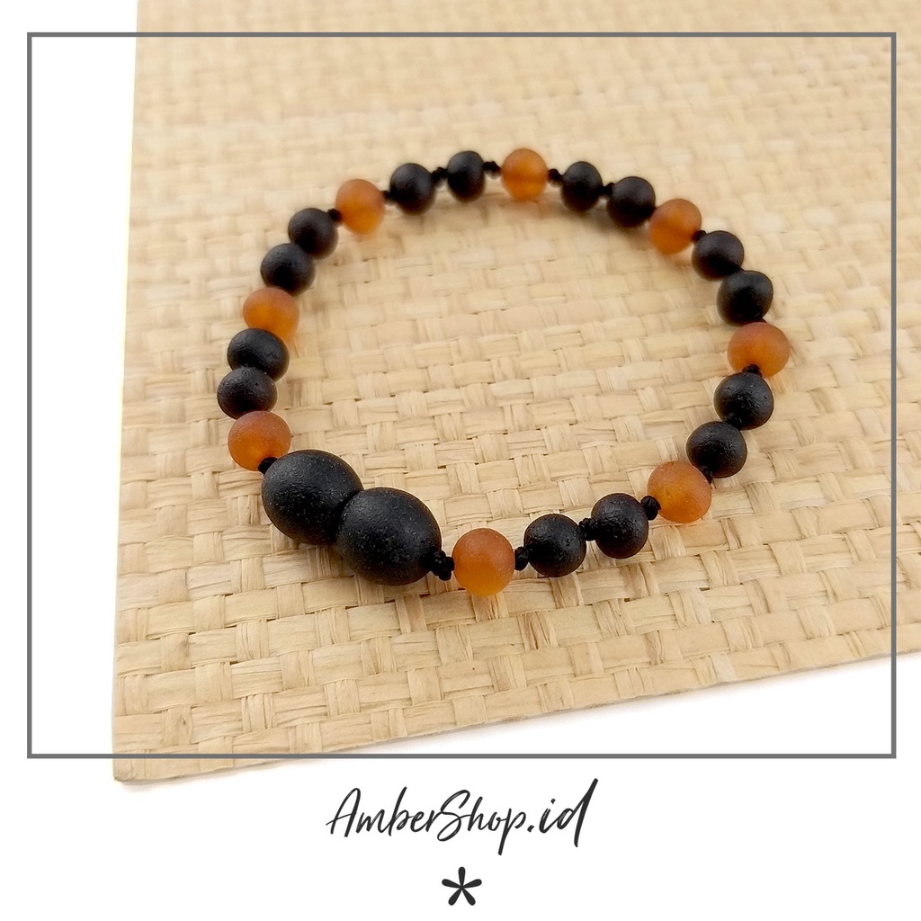 Kalung &amp; gelang amber Bayi - Anak. Full amber.