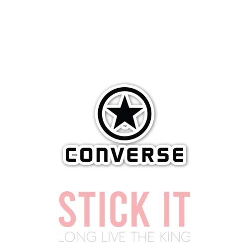 

Stiker converse sablon setrika DTF kaos baju sticker fashion 41