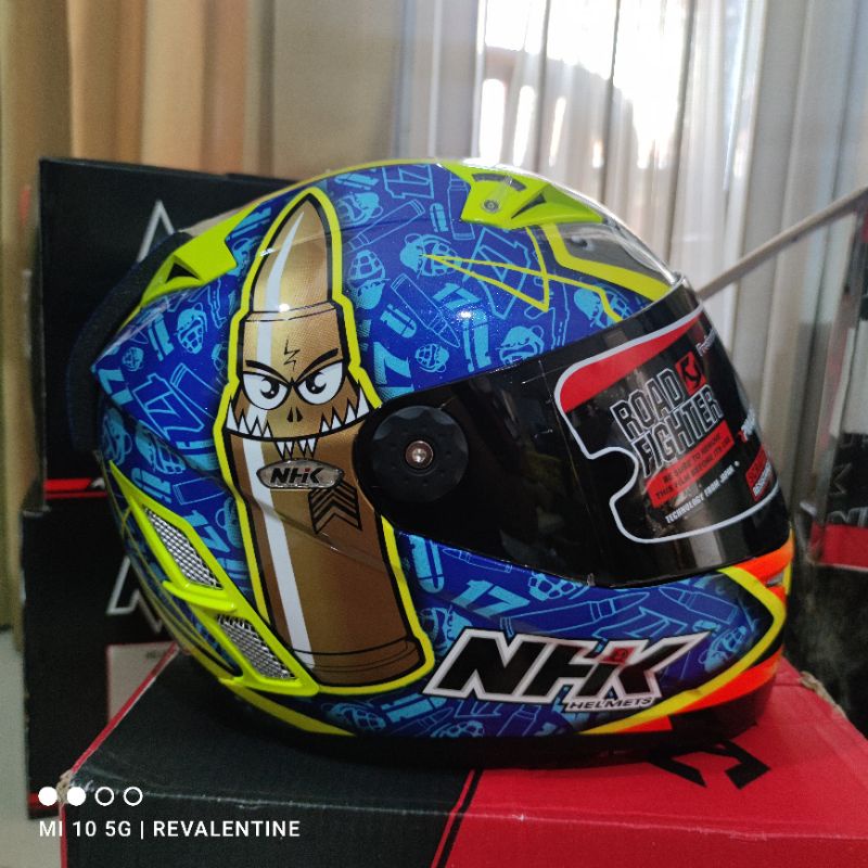 NHK GP Pro Karel Abraham | Helm Full Face Terminator TT Racing Motif