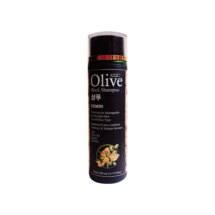 CO.E Olive Black Shampoo Kemiri dan Conditioner_Cerianti