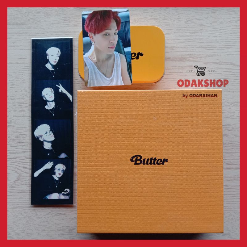 (Ready) ALBUM BTS BUTTER (+) GIFT WEVERSE JIMIN PHOTOSTRIP JIMIN (JIMIN SET)