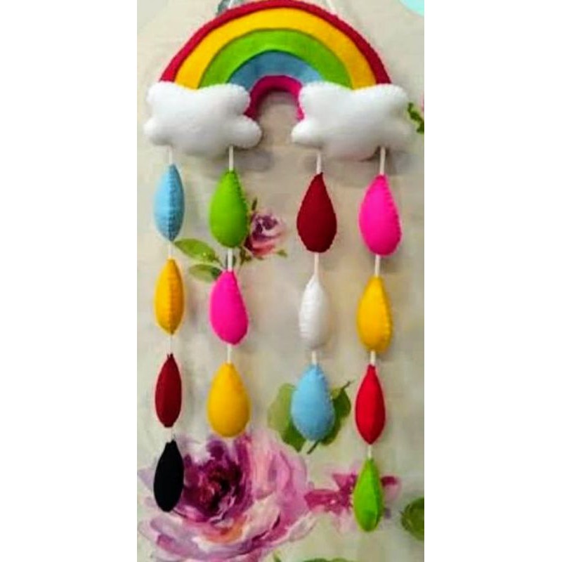 Tirai Pintu Kain Flanel