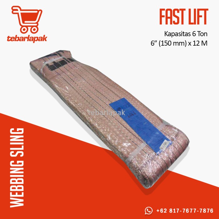 Webbing Sling 6 Ton x 12 M