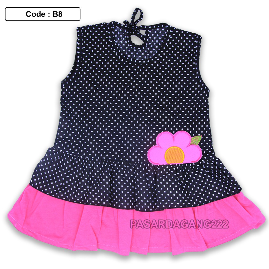 DRESS ANAK PEREMPUAN FLOWER B8