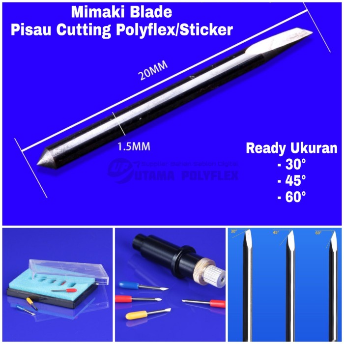 

Unik Cutting Blade / Mata Pisau Cutting Mimaki / Jarum Mesin Cutting Pcut Limited