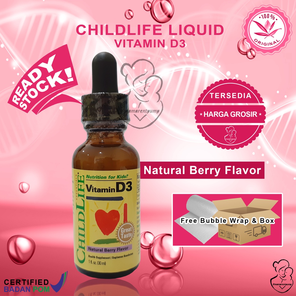 BPOM ChildLife vitamin vit c Echinacea multi Multivitamin dan liquid cod liver oil omega DHA