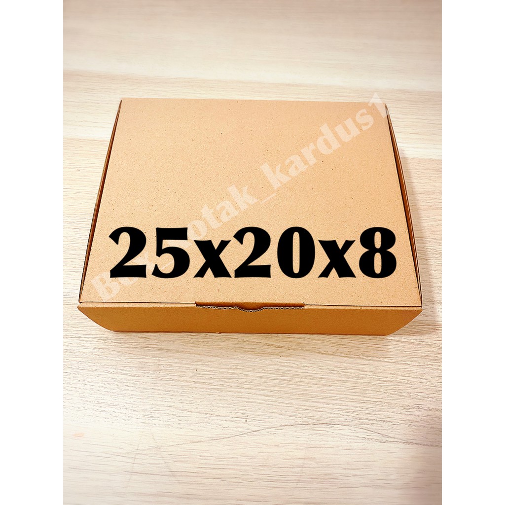 

box kotak kardus karton 25x20x8 box kotak kue, kardus elektronik, karton packing