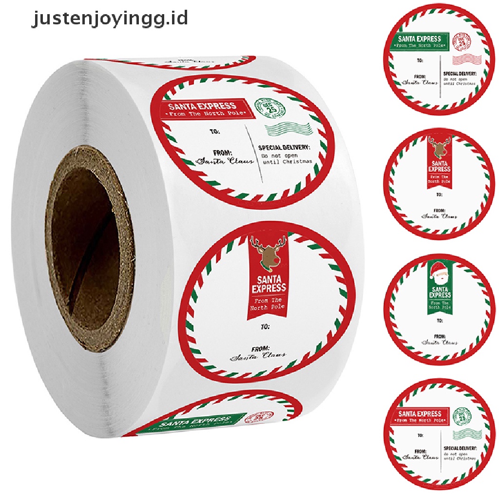 500pcs / roll Stiker Label Segel Tulisan Thank You