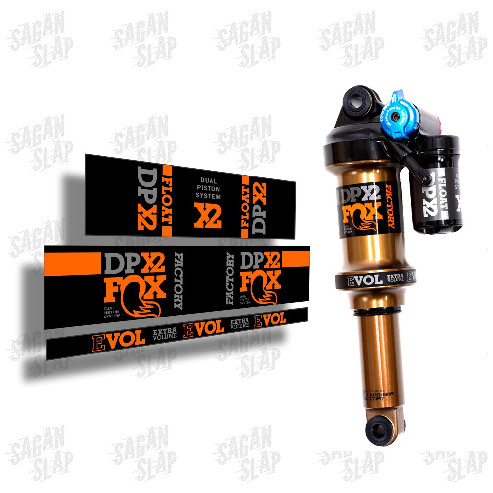 Stiker Fork Rear Shock FOX Float DPS Sticker Decal Fork Belakang Sepeda Mtb Downhill