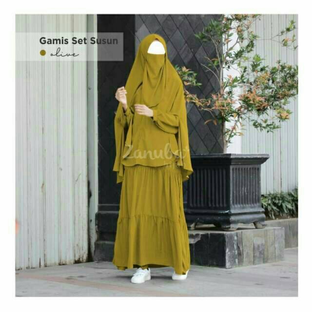 Zanuba Gamis Set Susun