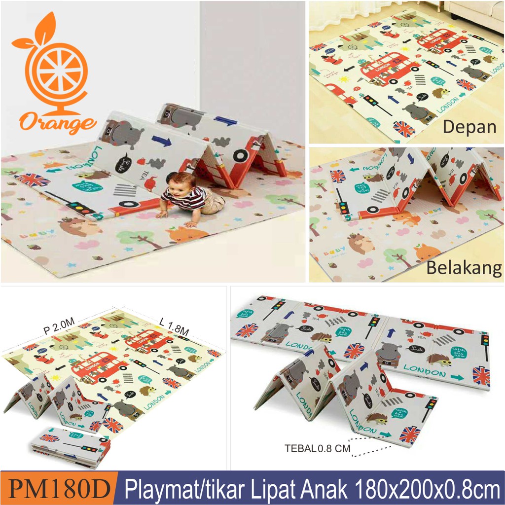 Playmat Premium Double Pad Free Bag Size180cmx200cm&amp;150cmX200cm HomeLiving