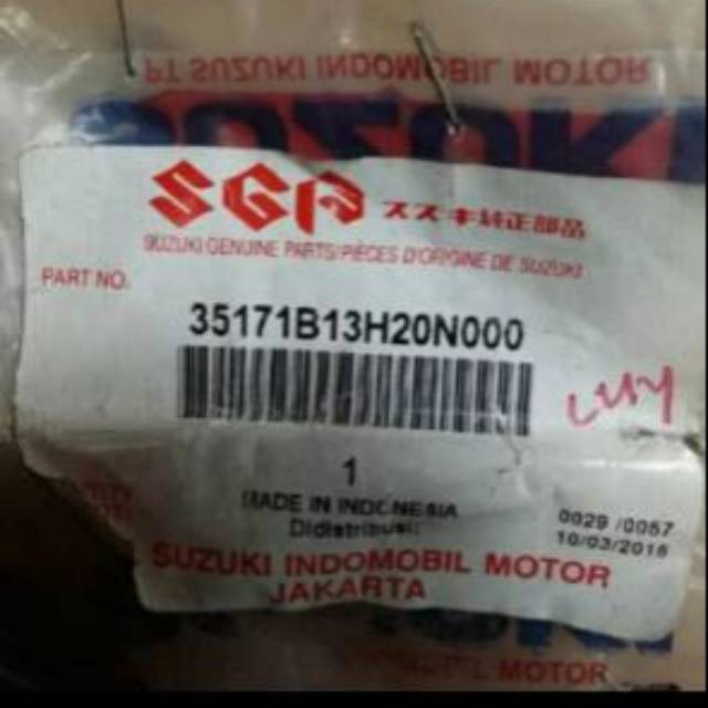 fiting soket lampu depan skywave original sgp