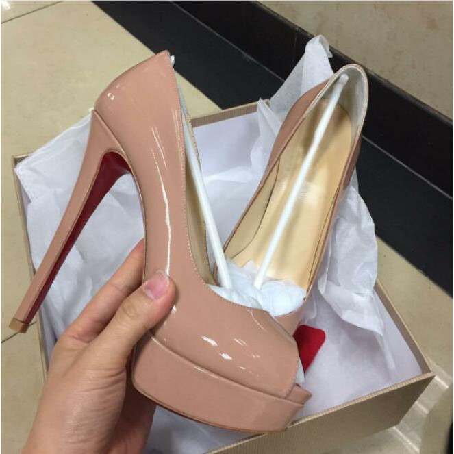 platform red bottom high heels