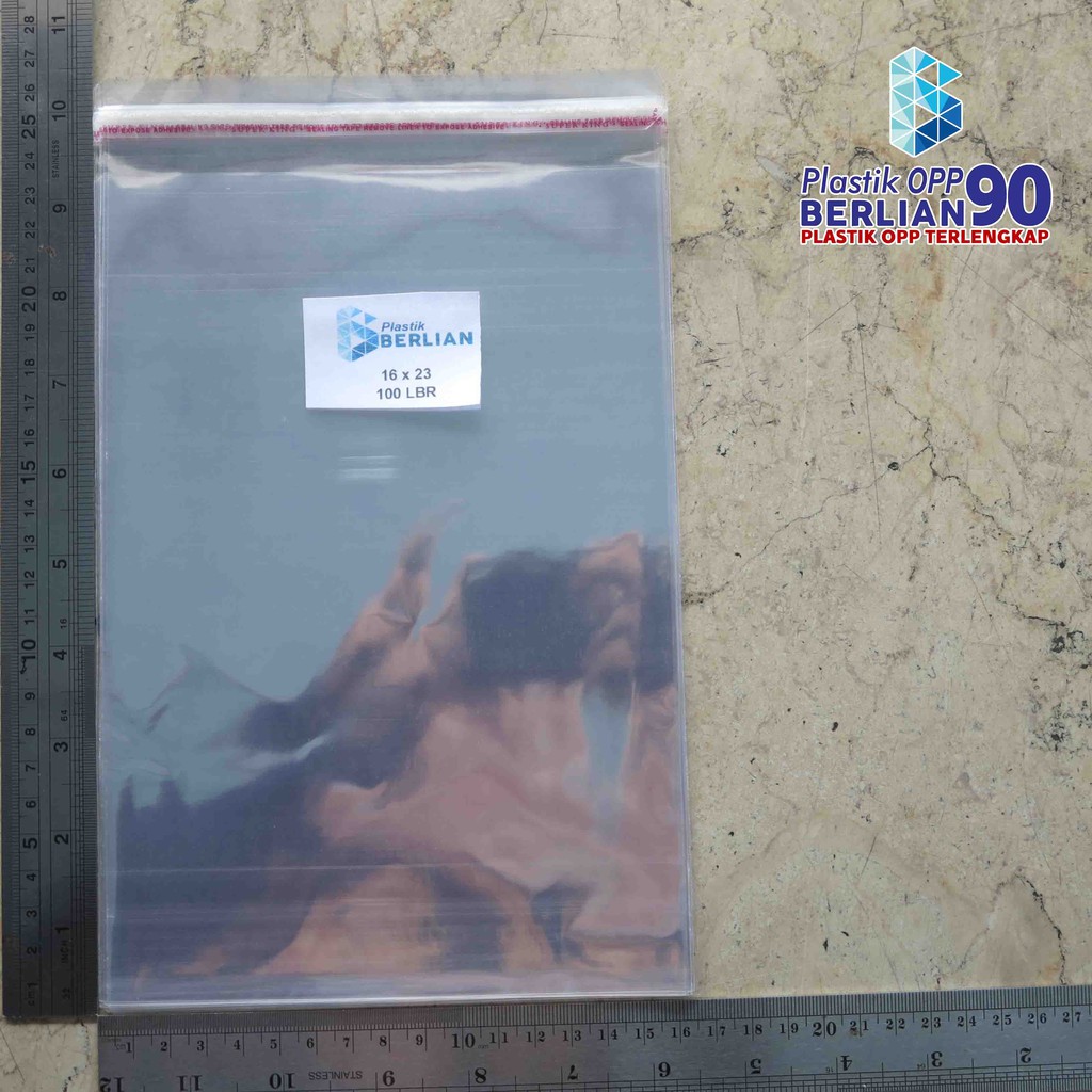 

PLASTIK OPP 16 X 23 CM 20 MIC / PLASTIK BUKU / PLASTIK DOMPET