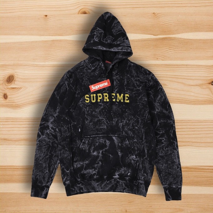 supreme marble hoodie