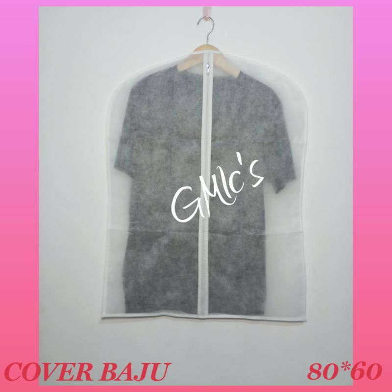 cover pelindung baju kemeja jas gaun dress gamis anti debu Bahan SPUNBOND