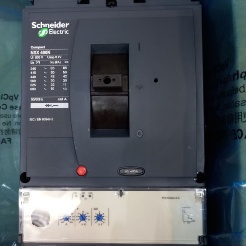 MCCB SCHNEIDER NSX400N 3P 400A