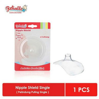 1 &amp; 2 pcs - Reliable NIPPLE SHIELD STARTER PACK SAMBUNGAN ASI Press - Sambungan Silikon Menyusui Ibu