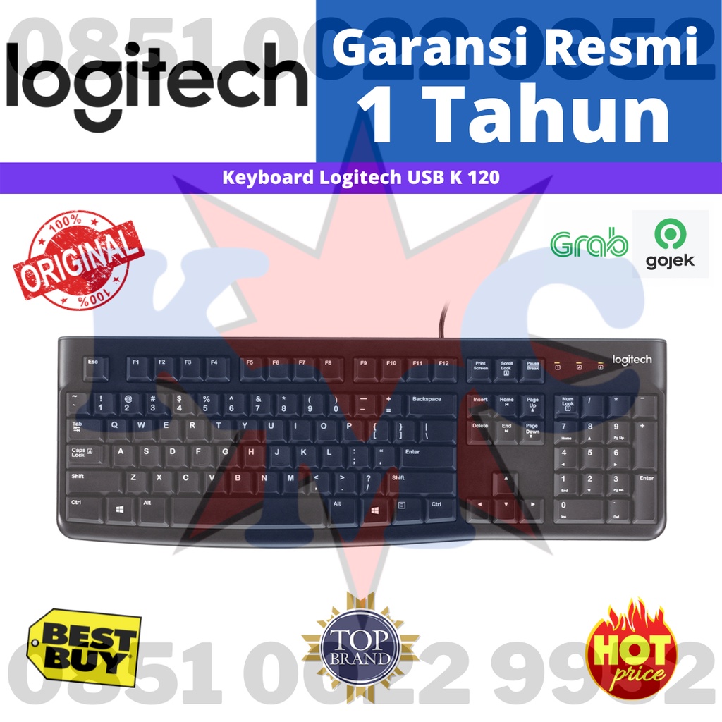 Logitech Keyboard USB K120 Resmi